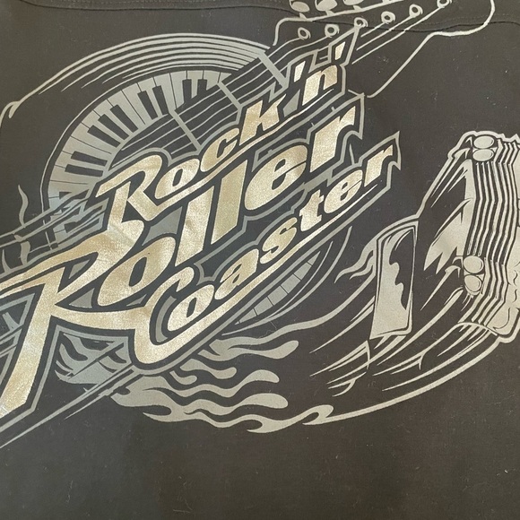 RARE Disney Park’s Rock ‘n’ Roller Coaster Black Jacket NWOT Aerosmith - Picture 7 of 14